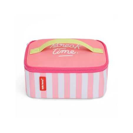 Sac isotherme repas | Pink stripes