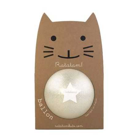 Ballon Summer | Pailleté blanc 15 cm