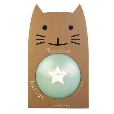 Ballon Summer | Pailleté bleu 15 cm