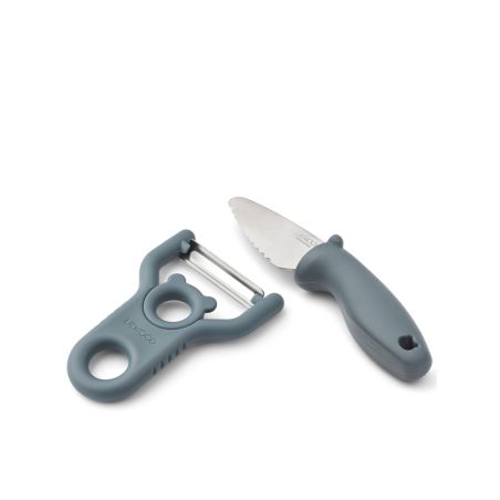 Set Pertense | Eplucheur et Couteau Whale Blue