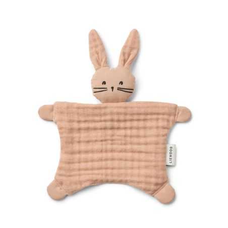 Petit doudou lapin Amaya | Rose toscane