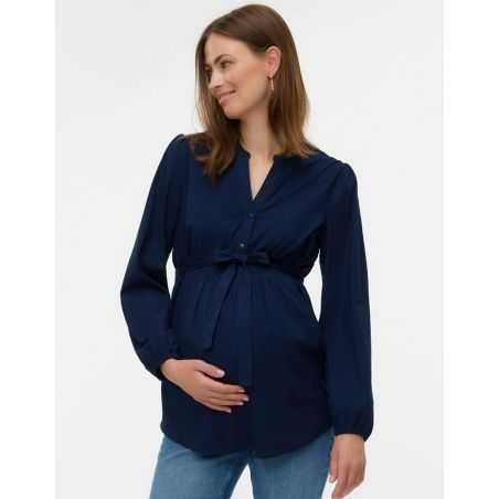 Blouse de grossesse Elva | Bleu nuit