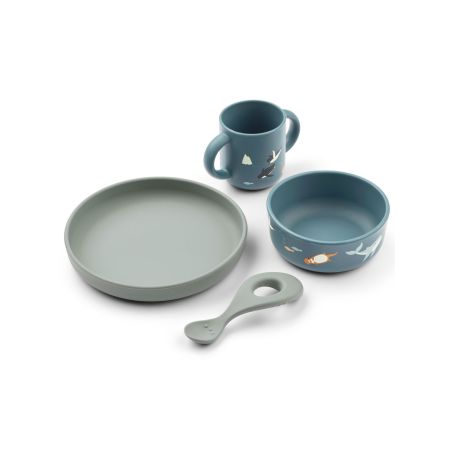 copy ofSet repas 4 pièces Vivi | Artic Sea