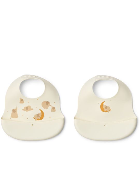Lot 2 bavoirs silicone | Elefant