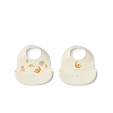 Lot 2 bavoirs silicone | Elefant