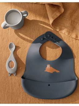 Lot 2 bavoirs silicone | Arctique