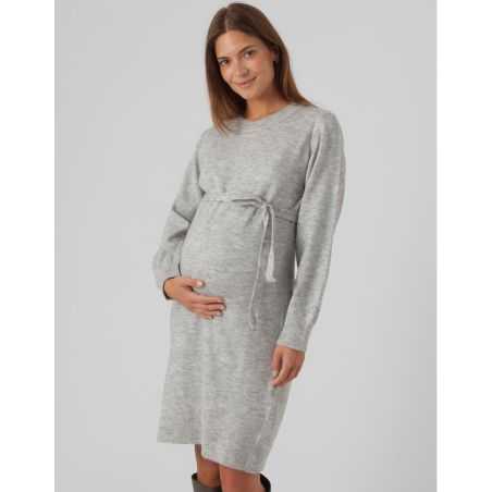 Robe de grossesse maille | Anne grise