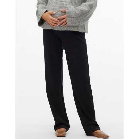 Pantalon grossesse droit casual | Lif noir