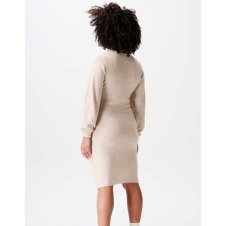 Robe grossesse hiver | Mico beige