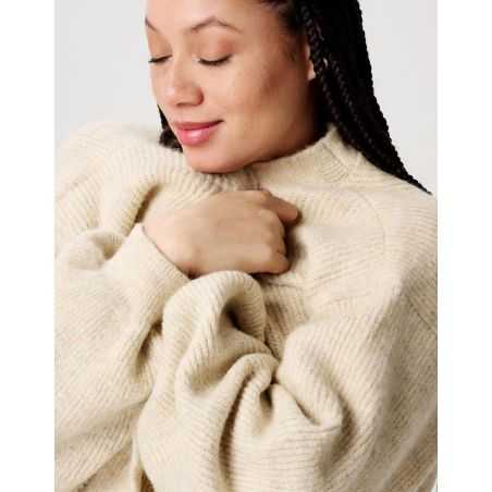 Cardigan grossesse beige | Kaavi