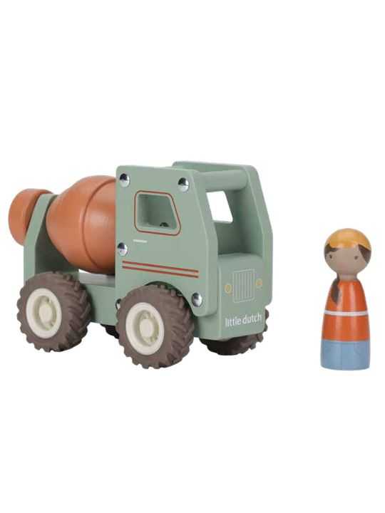 Camion toupie en bois