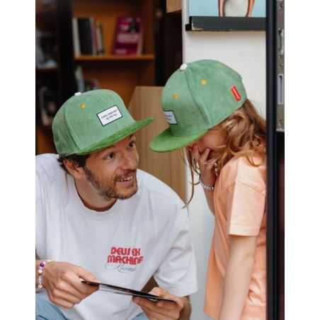 Casquette papa Cool Dad | Velours sweet kaki