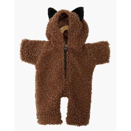 Tenue Babies | Combi chat en bouclette marron