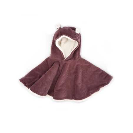 Poncho bébé velours | Parme