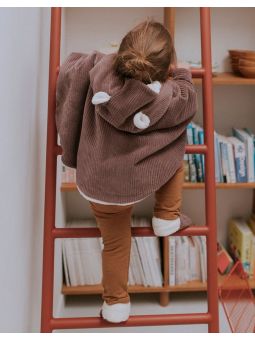 Poncho bébé velours | Parme
