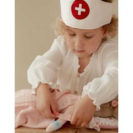 Mallette de docteur bois et tissu