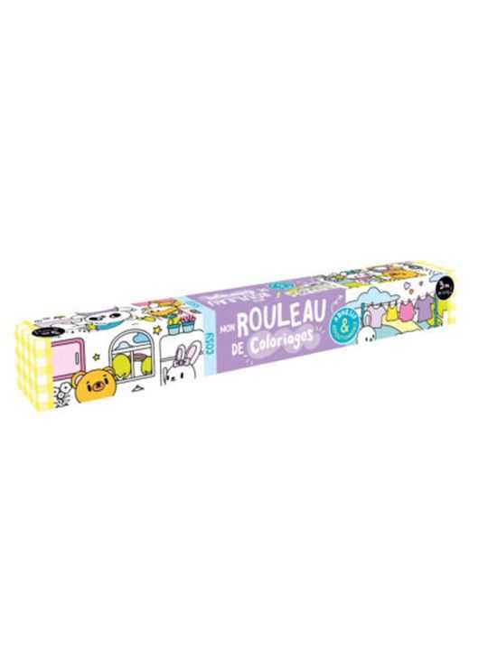 Rouleau coloriage adhésif | Cosy