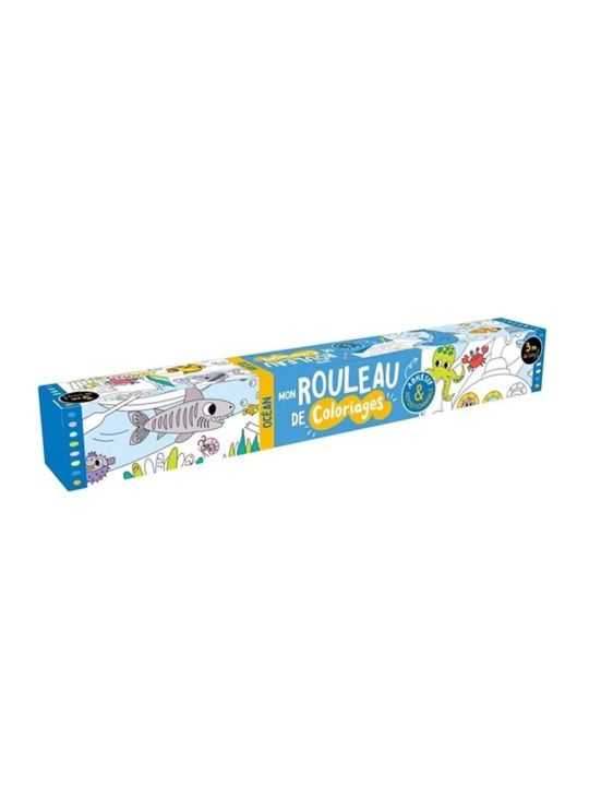 Rouleau coloriage adhésif | Océan