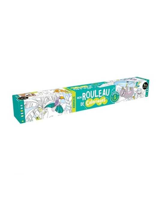 Rouleau coloriage adhésif | Animaux