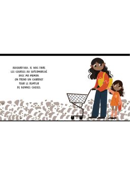 Livre douces histoires sonores | Les courses