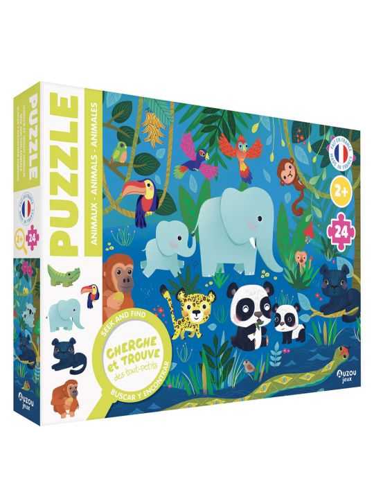 Puzzle Cherche et Trouve 24 pièces| Animaux