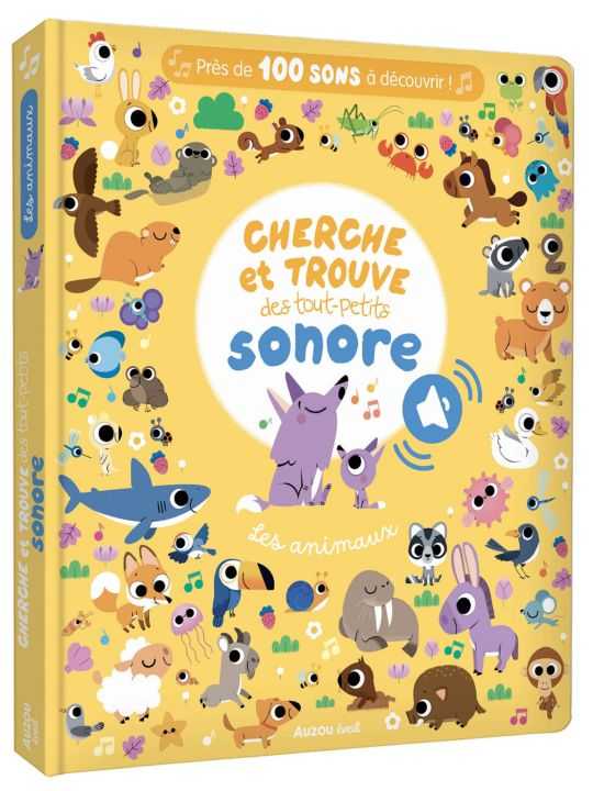 Livre Cherche et trouve sonore | Animaux