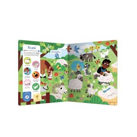 Livre Cherche et trouve sonore | La ferme