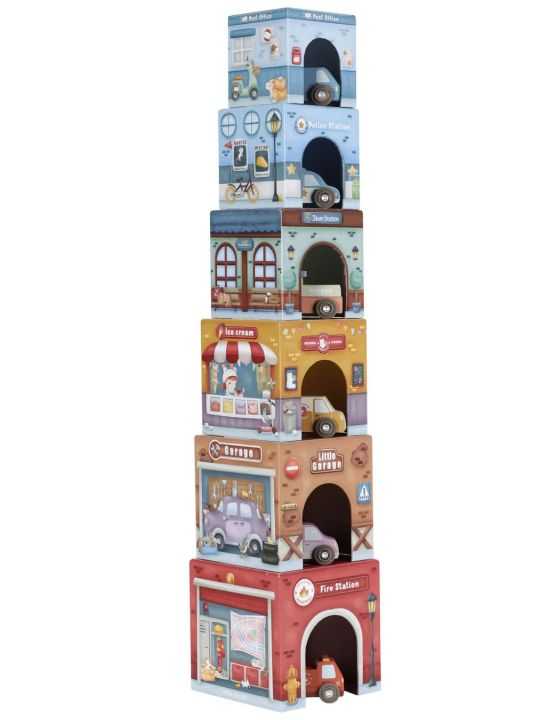 Bloca à empiler avec voitures