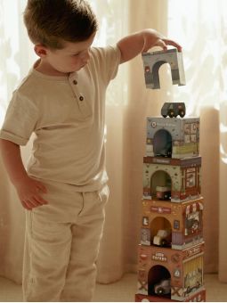 Bloca à empiler avec voitures