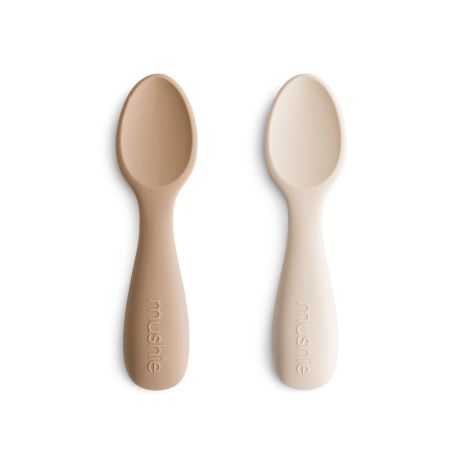 Lot 2 cuillères apprentissage| Sable et naturel
