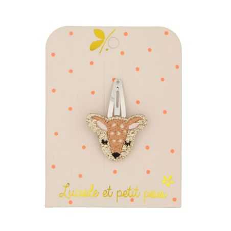 Barrette biche pailletée