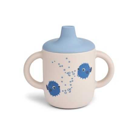 Tasse apprentissage couvercle silicone | Pufferfish