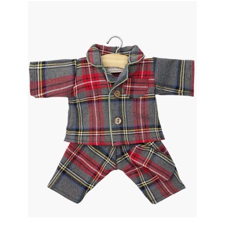 Ensemble Eden | Tartan gris et masque dodo