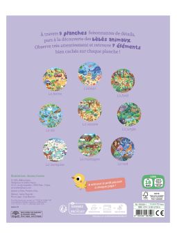 Livre Cherche et trouve des tout-petits | Bébés animaux
