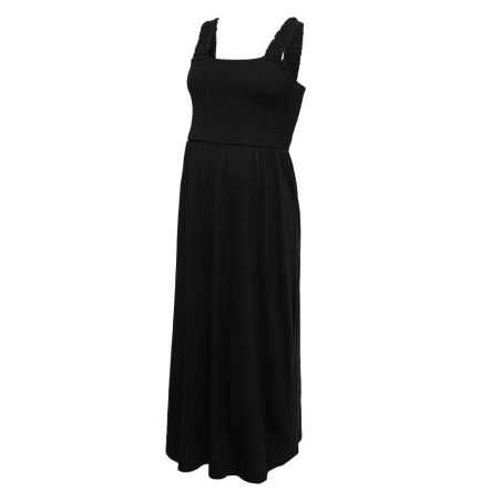 Robe midi de grossesse | Ivy noire