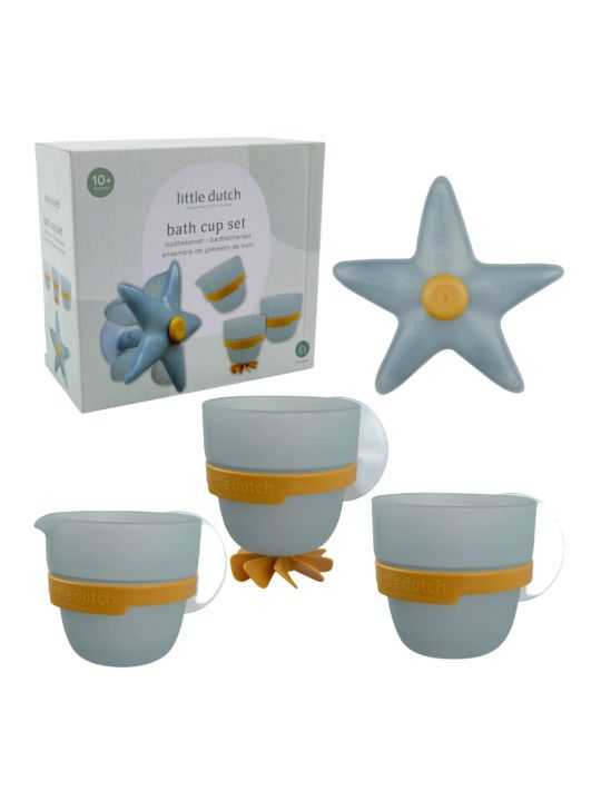 Gobelets jeu de bain | Etoile de mer