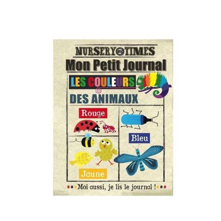 Journal tissu bébé | Couleurs animaux