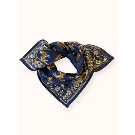 Petit foulard Manika | Bengale orage