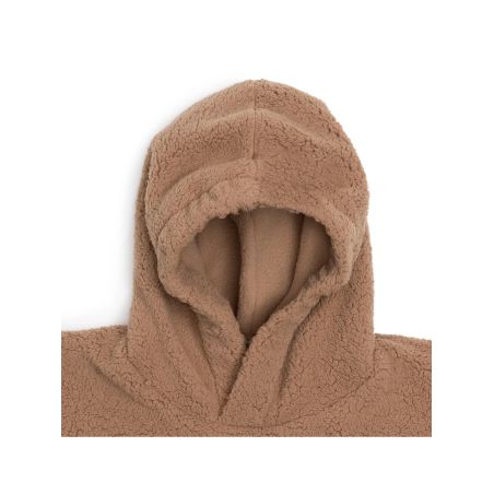 Poncho bébé cosy curlé | Dark hazel