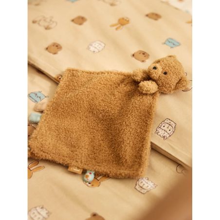 Doudou attache tétine ourson | Brave