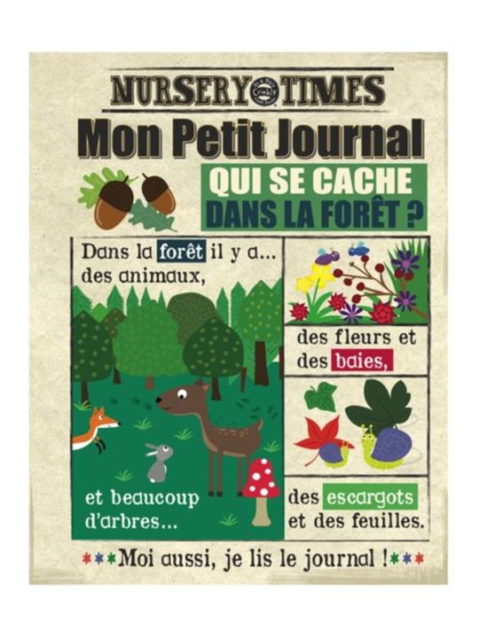 Journal tissu bébé | La forêt