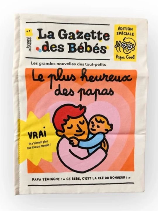 Journal tissu Gazette Bébés | Papa champion