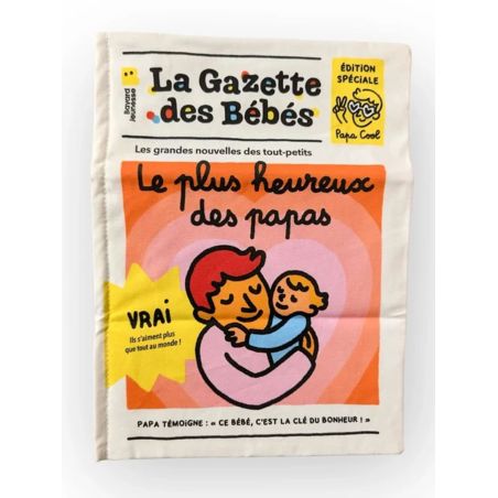 Journal tissu Gazette Bébés | Papa champion