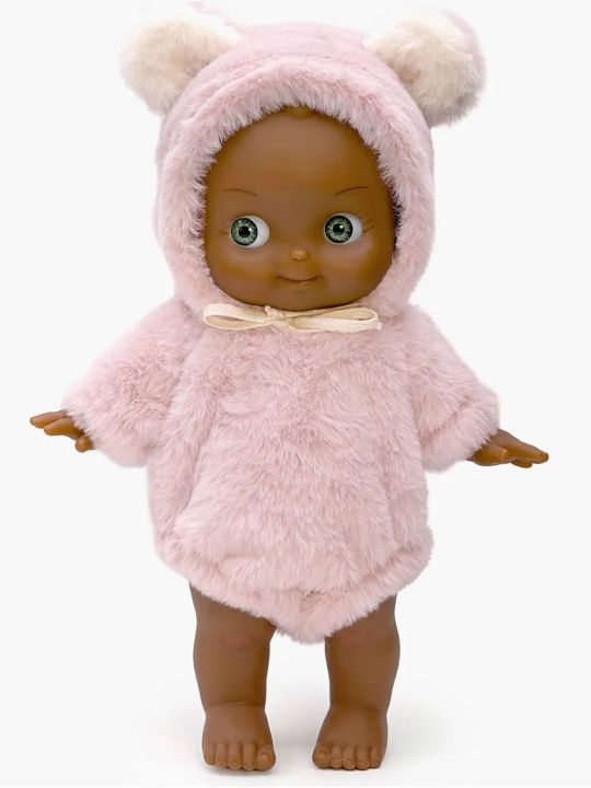 Poupée mini Panchas | Prunelle Fantasia oursonne rose