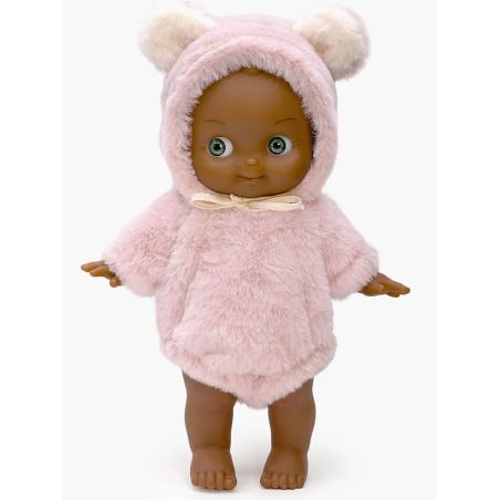 Poupée mini Panchas | Prunelle Fantasia oursonne rose