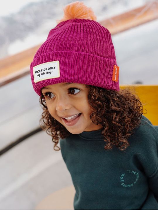 Bonnet Color block | Purple