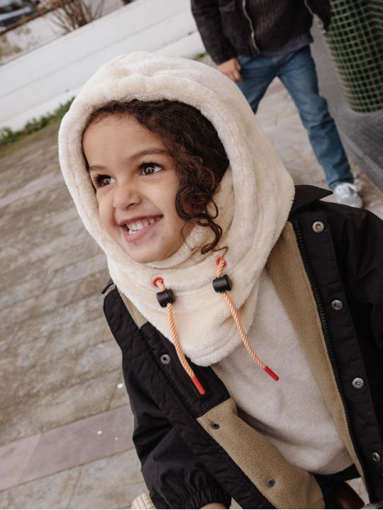 Cagoule enfant Warmy | Cream