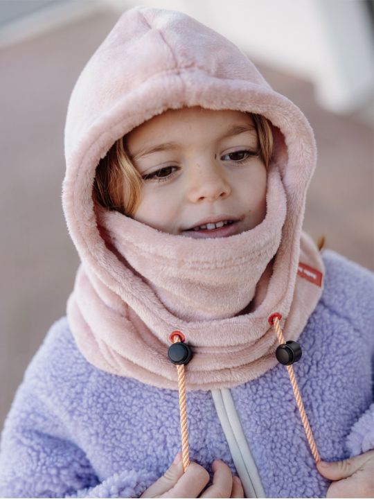 Cagoule enfant Warmy | Pink