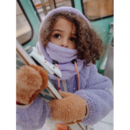 Cagoule enfant Warmy | Mauve