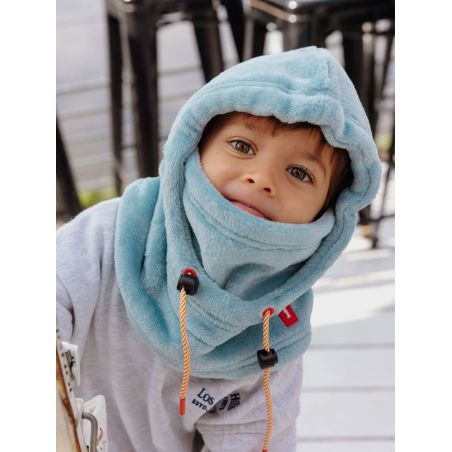 Cagoule enfant polaire douce Warmy Sky